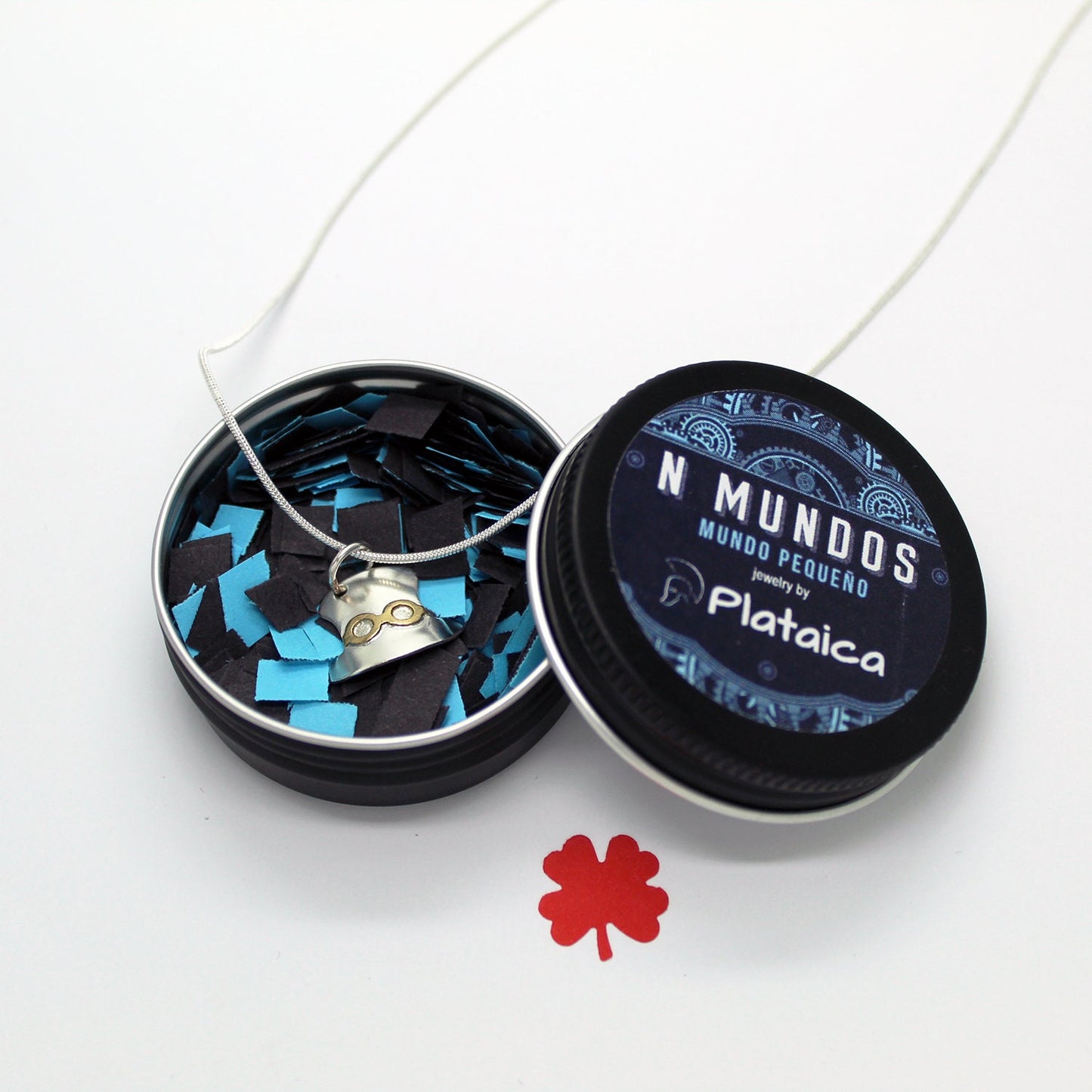 Colgante Sombrero de Dangerdoll en plata 925 y latón.