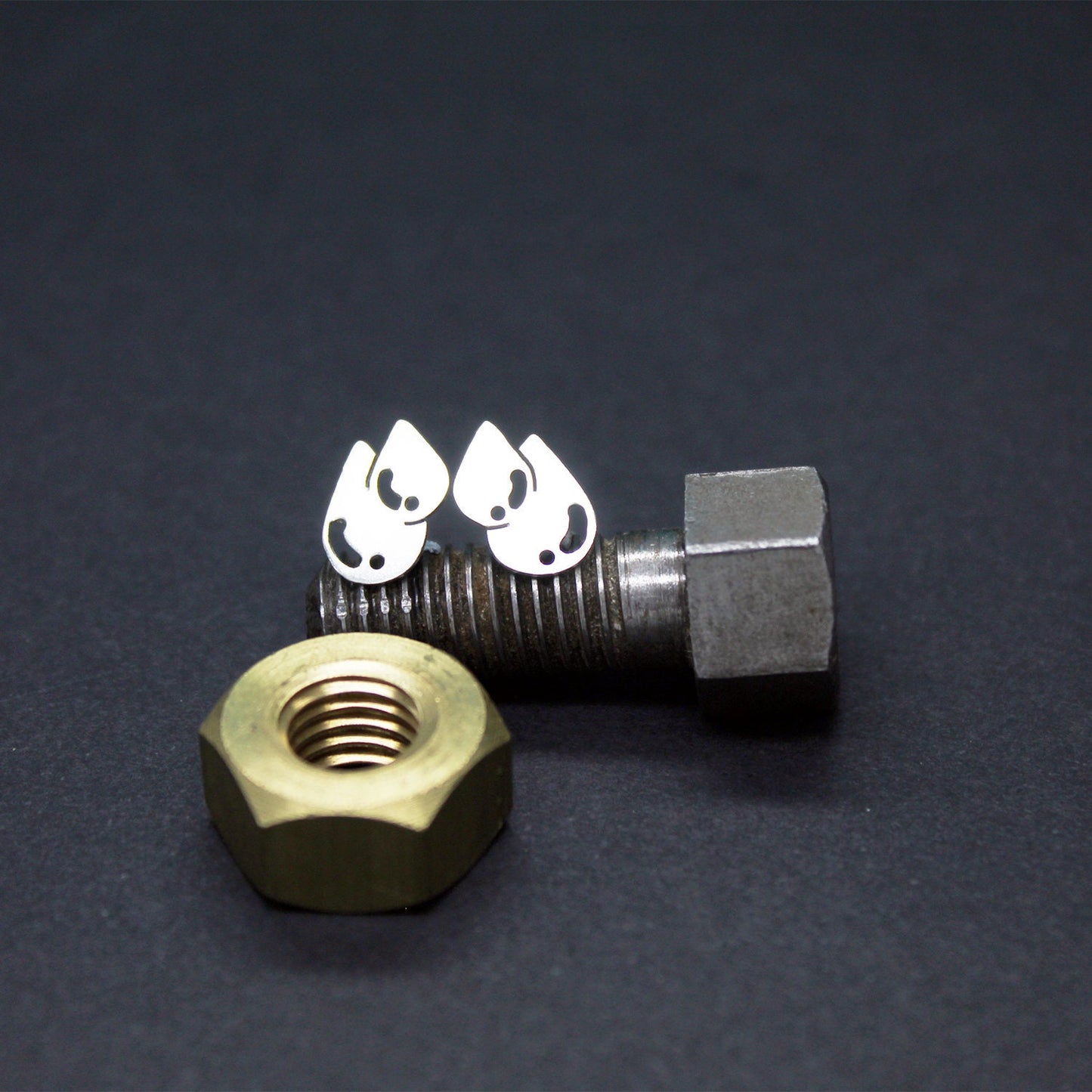 Pendientes Dangerdoll en plata 925.