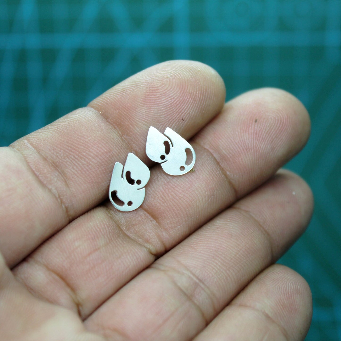 Pendientes Dangerdoll en plata 925.