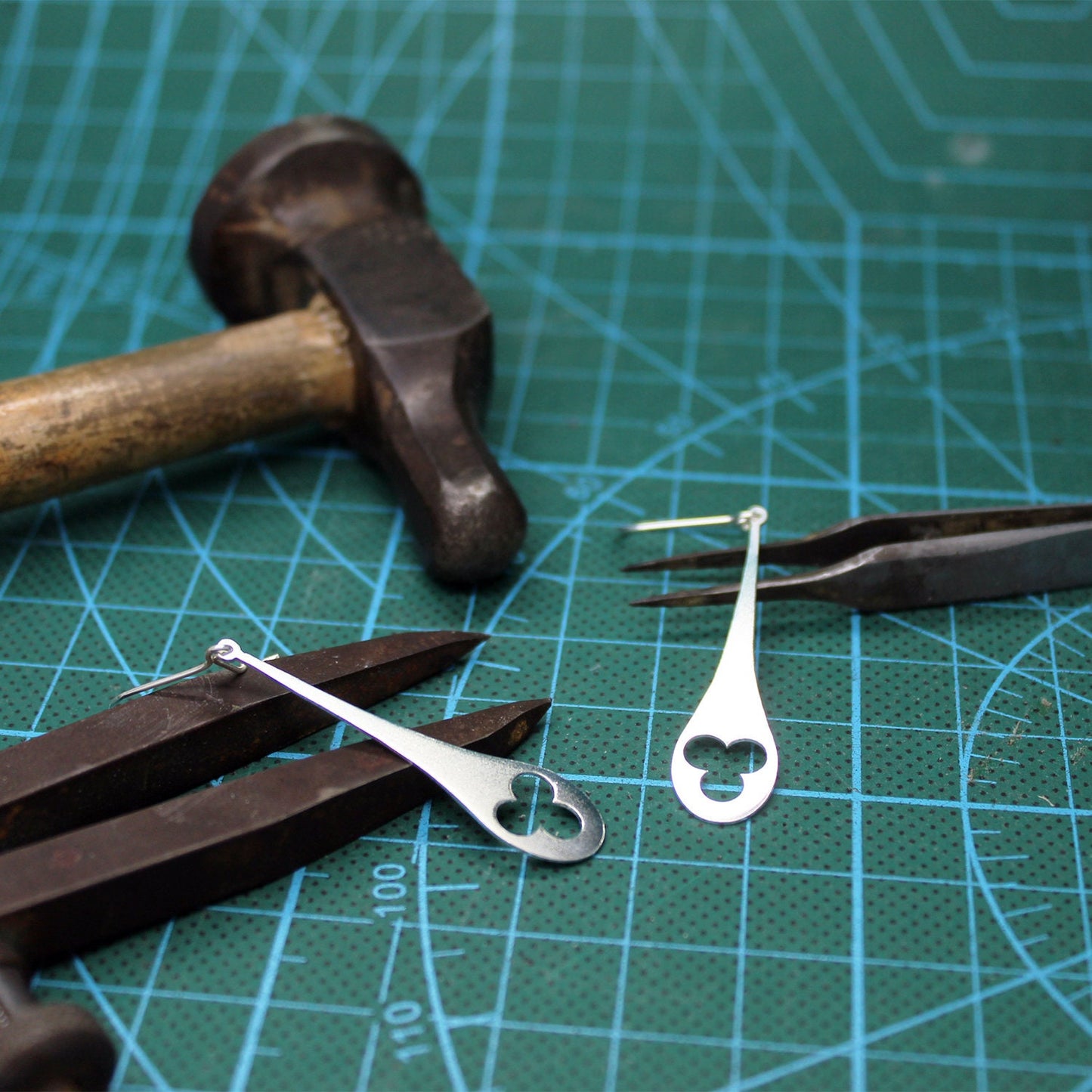 Pendientes Alcaldesa en plata 925.