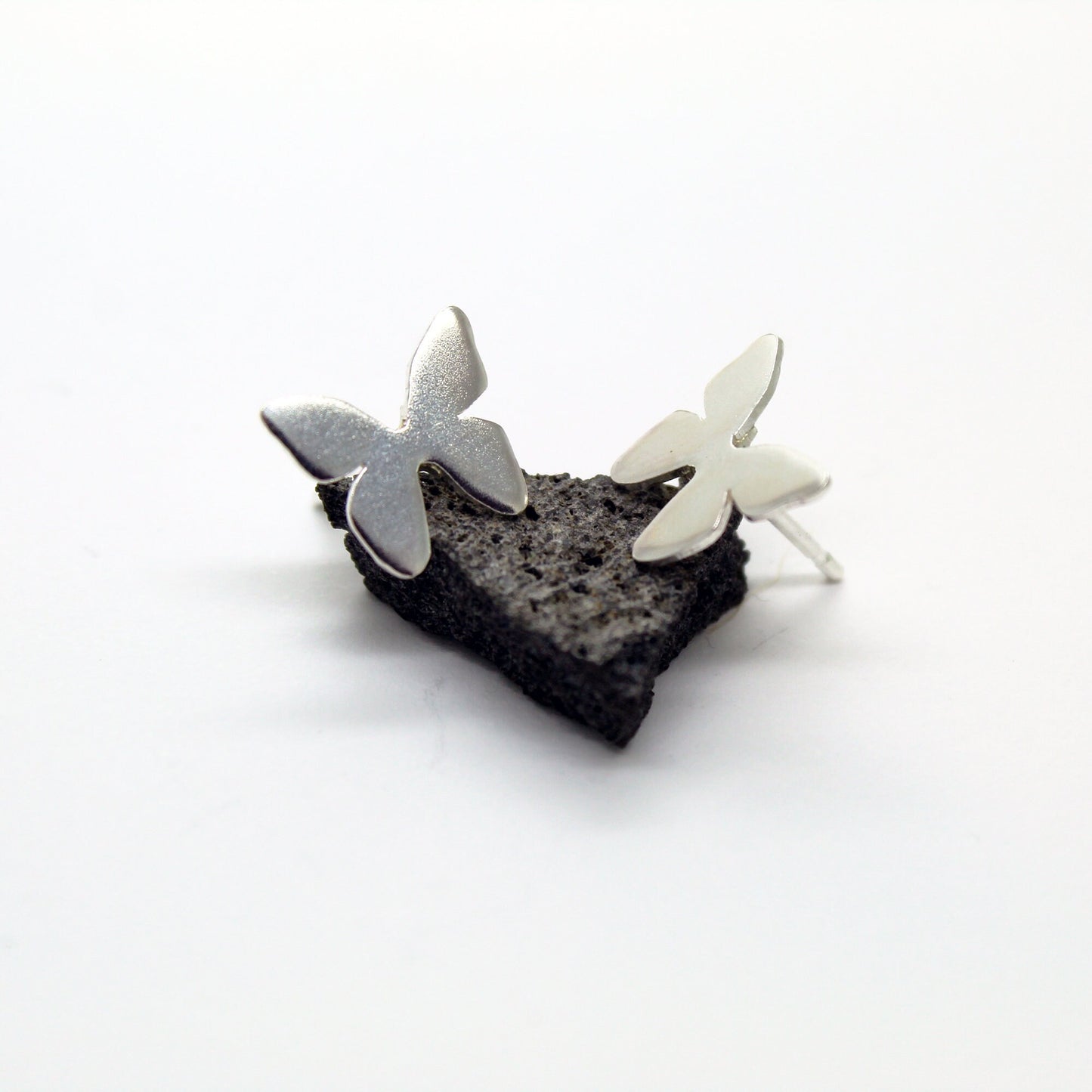 925 silver butterfly earrings