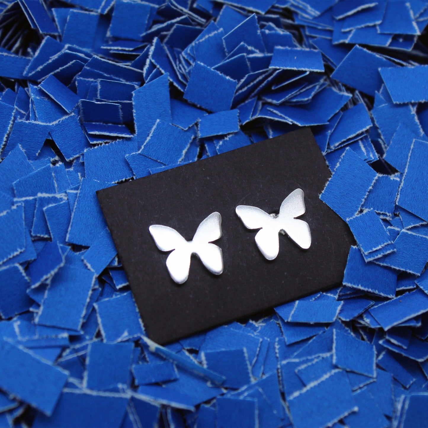 925 silver butterfly earrings