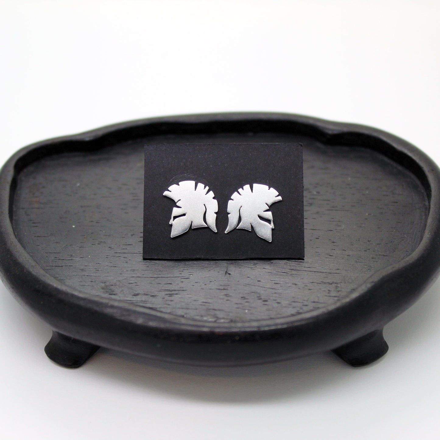 Spartan Helmet earrings in 925 silver
