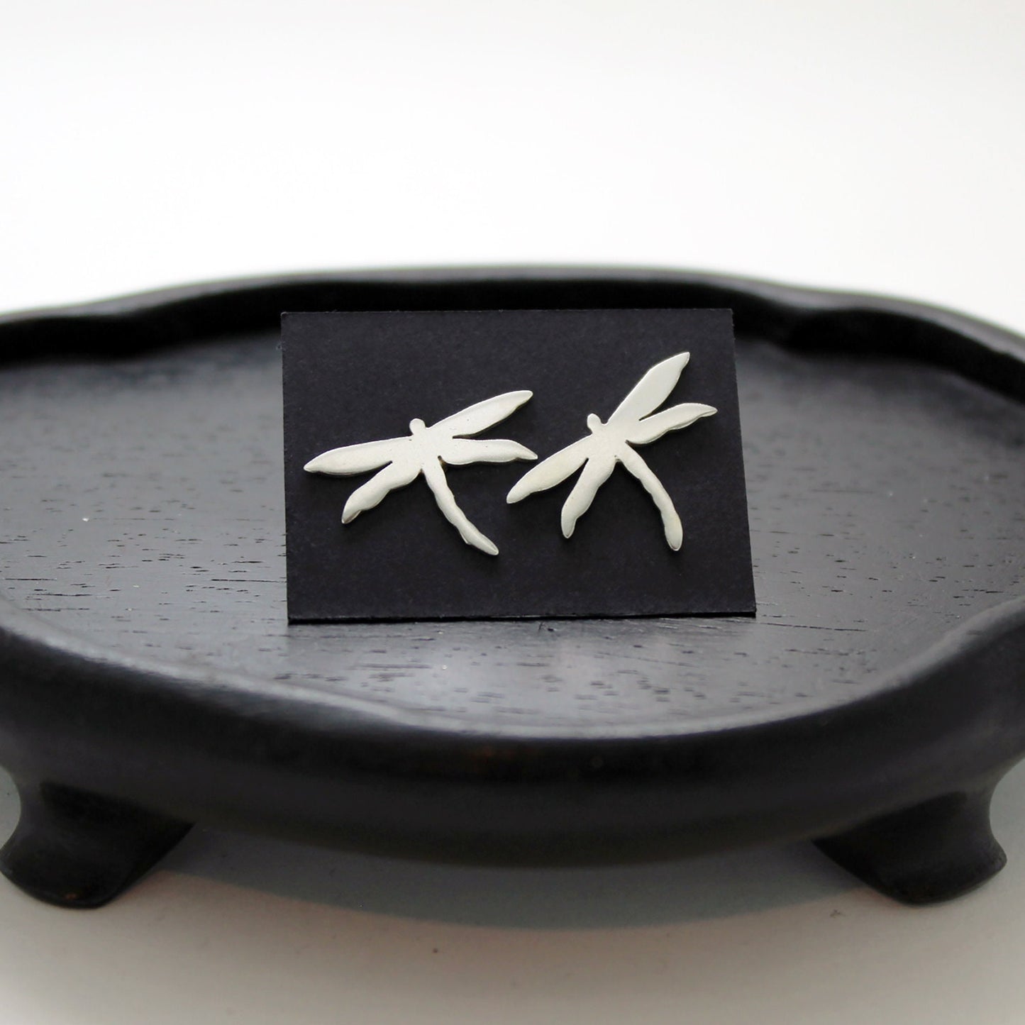 Small Dragonflies earrings in 925 silver