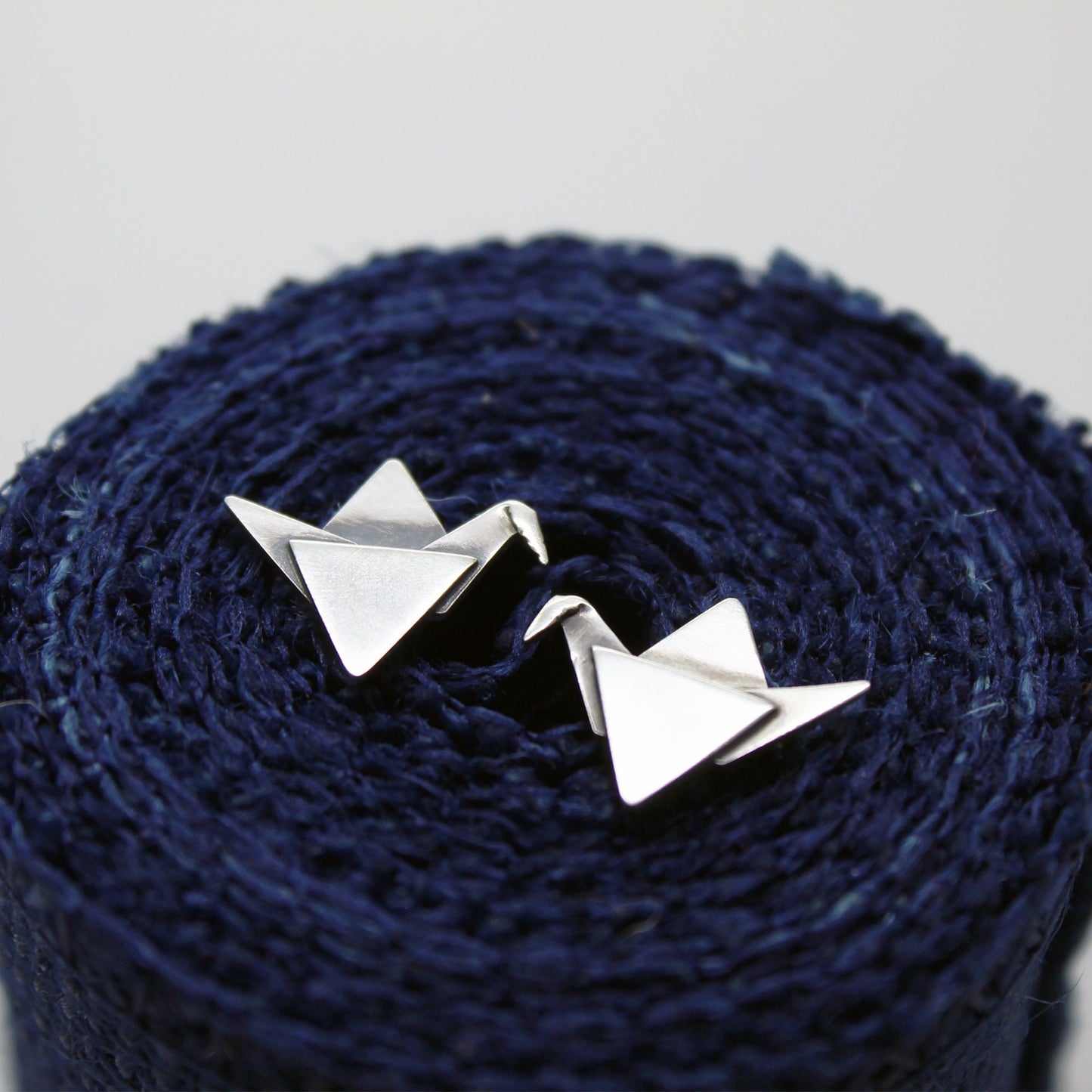 925 silver earrings paper bow ties