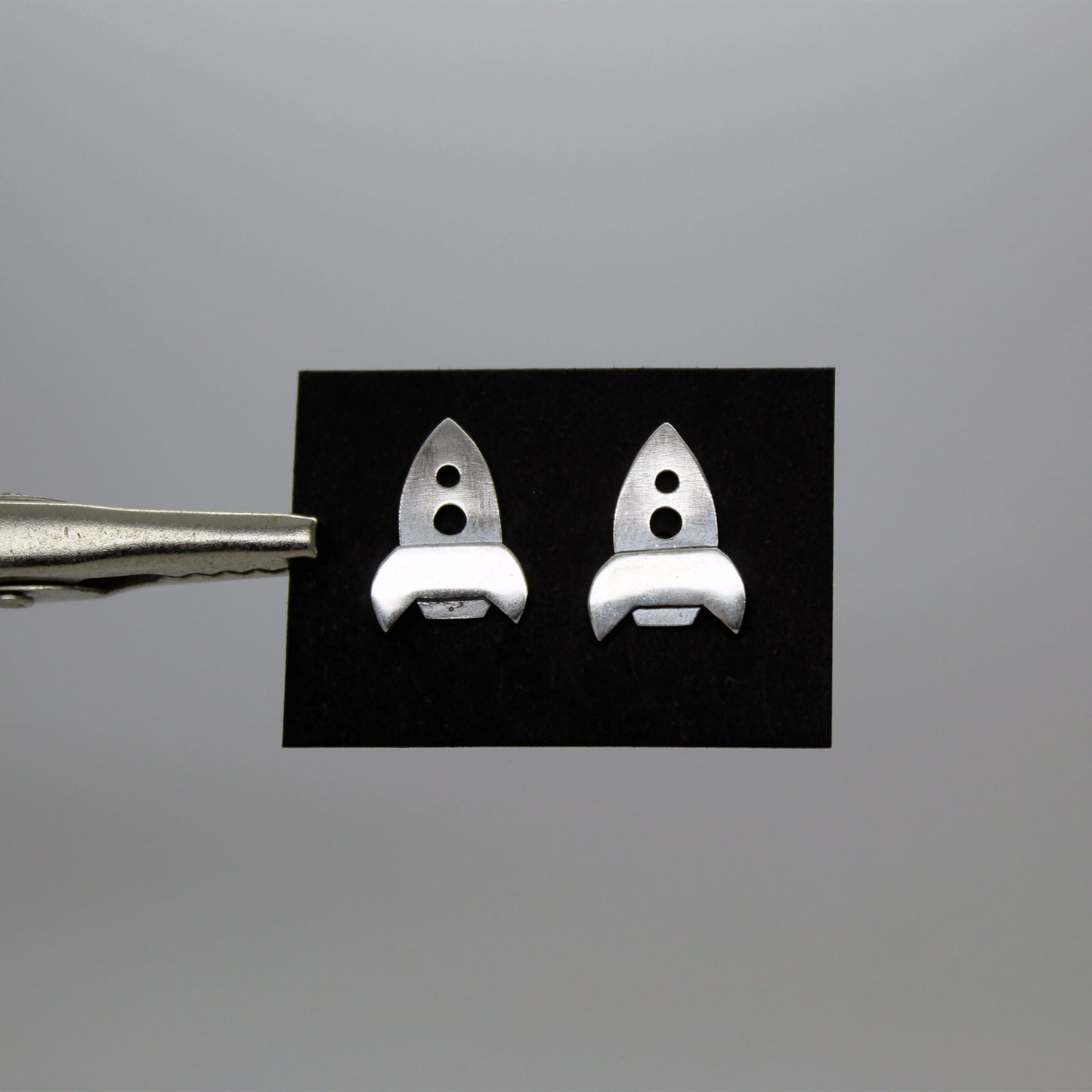 925 silver rocket earrings