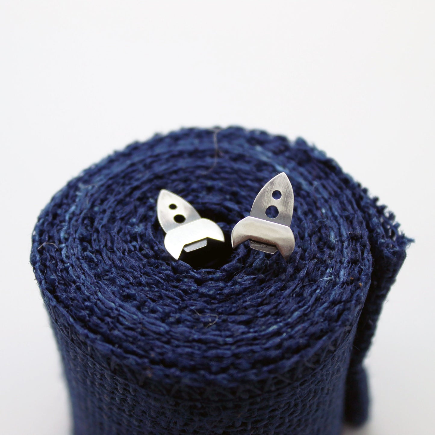 925 silver rocket earrings