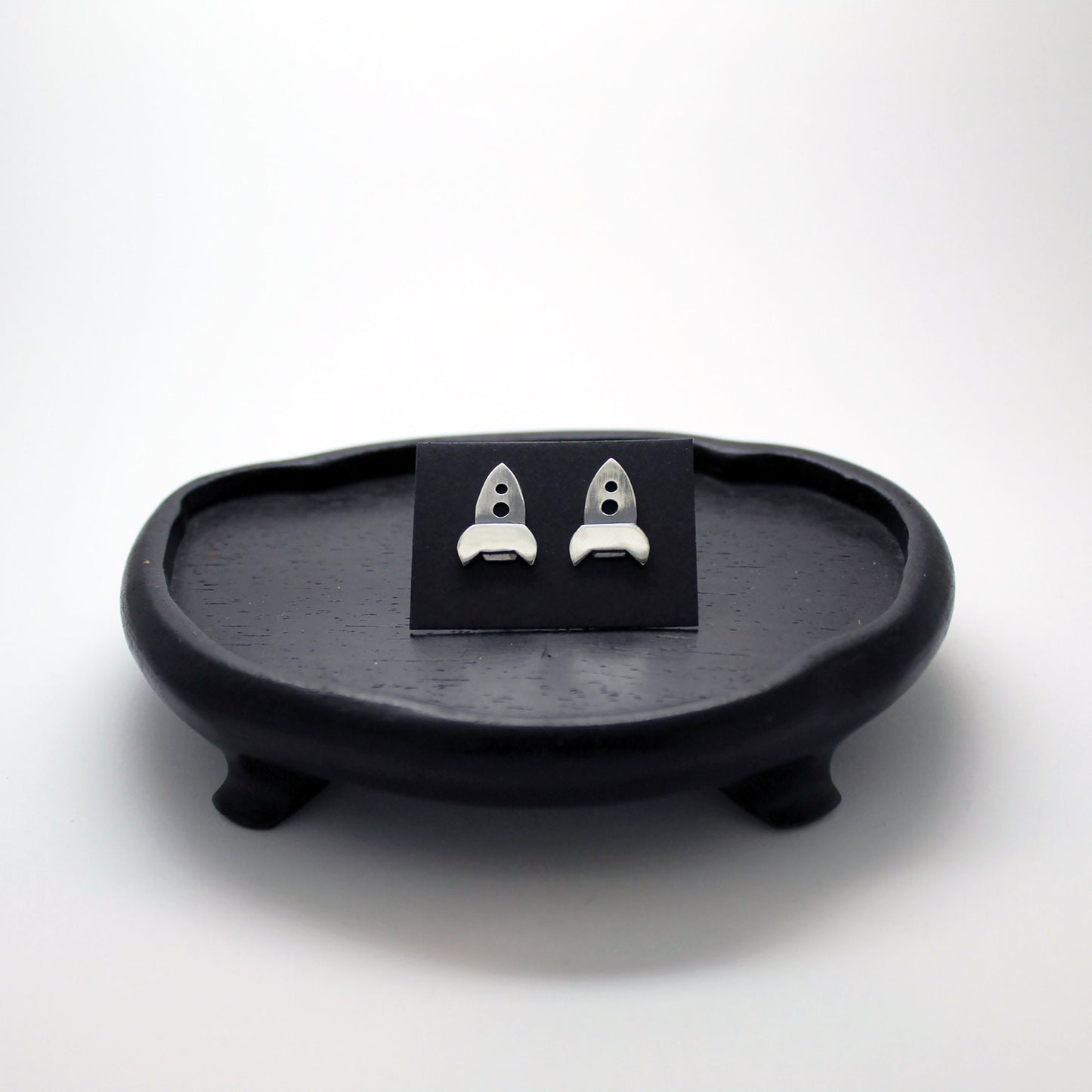 925 silver rocket earrings