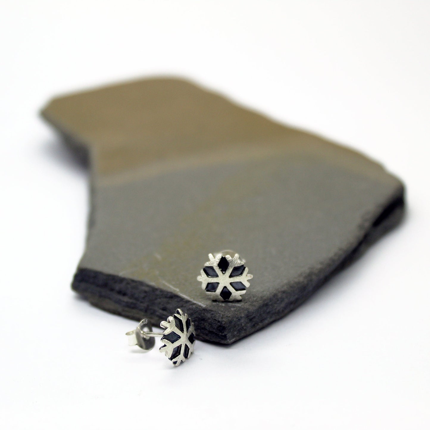 Snowflakes 925 silver earrings