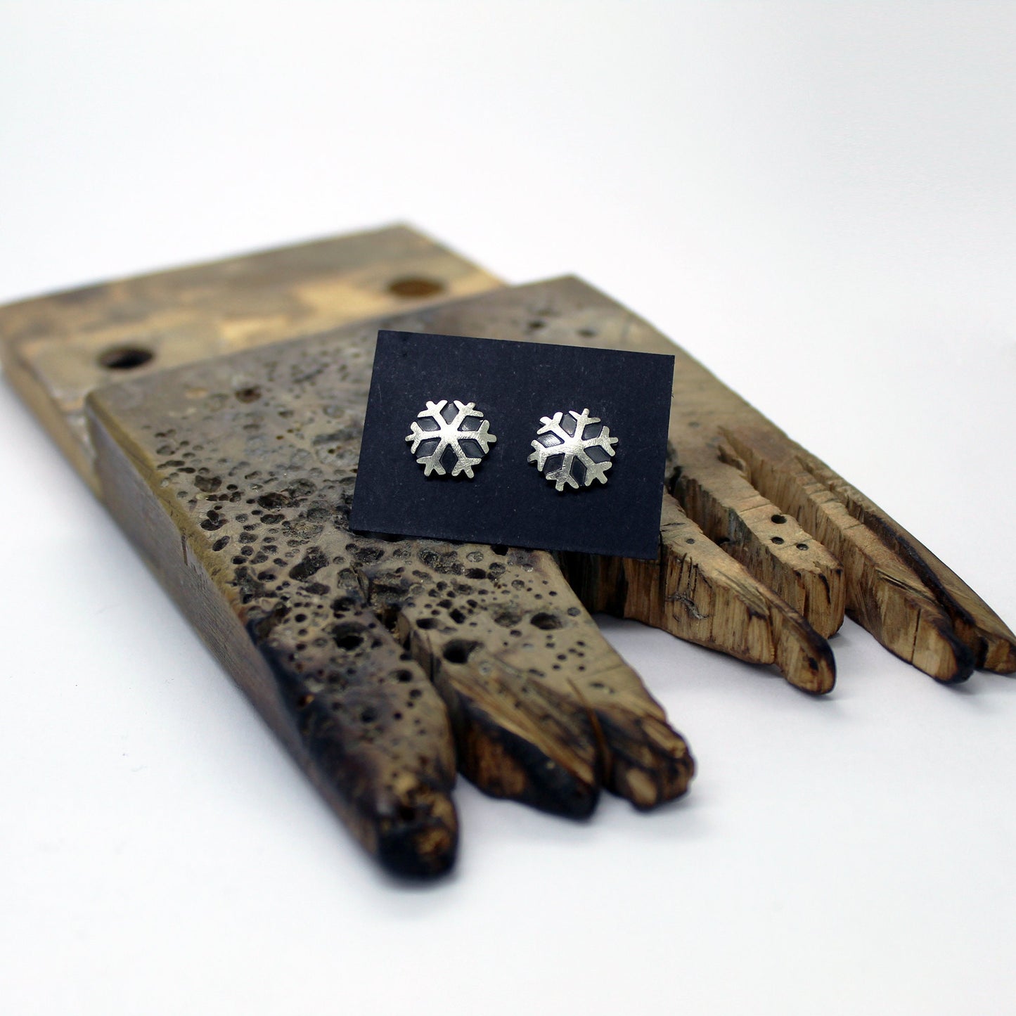 Snowflakes 925 silver earrings
