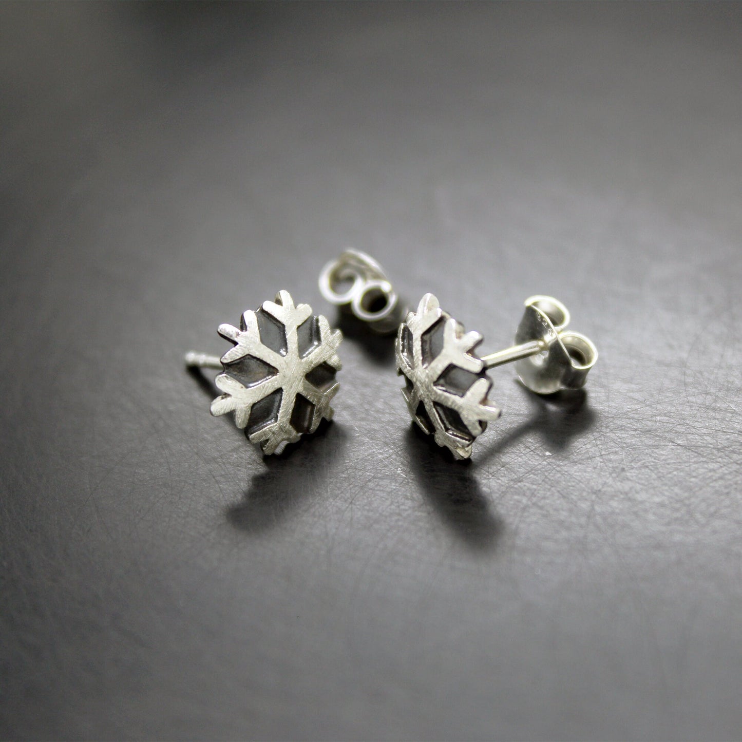 Snowflakes 925 silver earrings