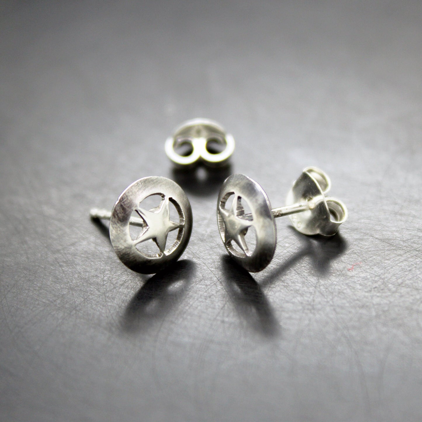 Texas Ranger star earrings in 925 silver
