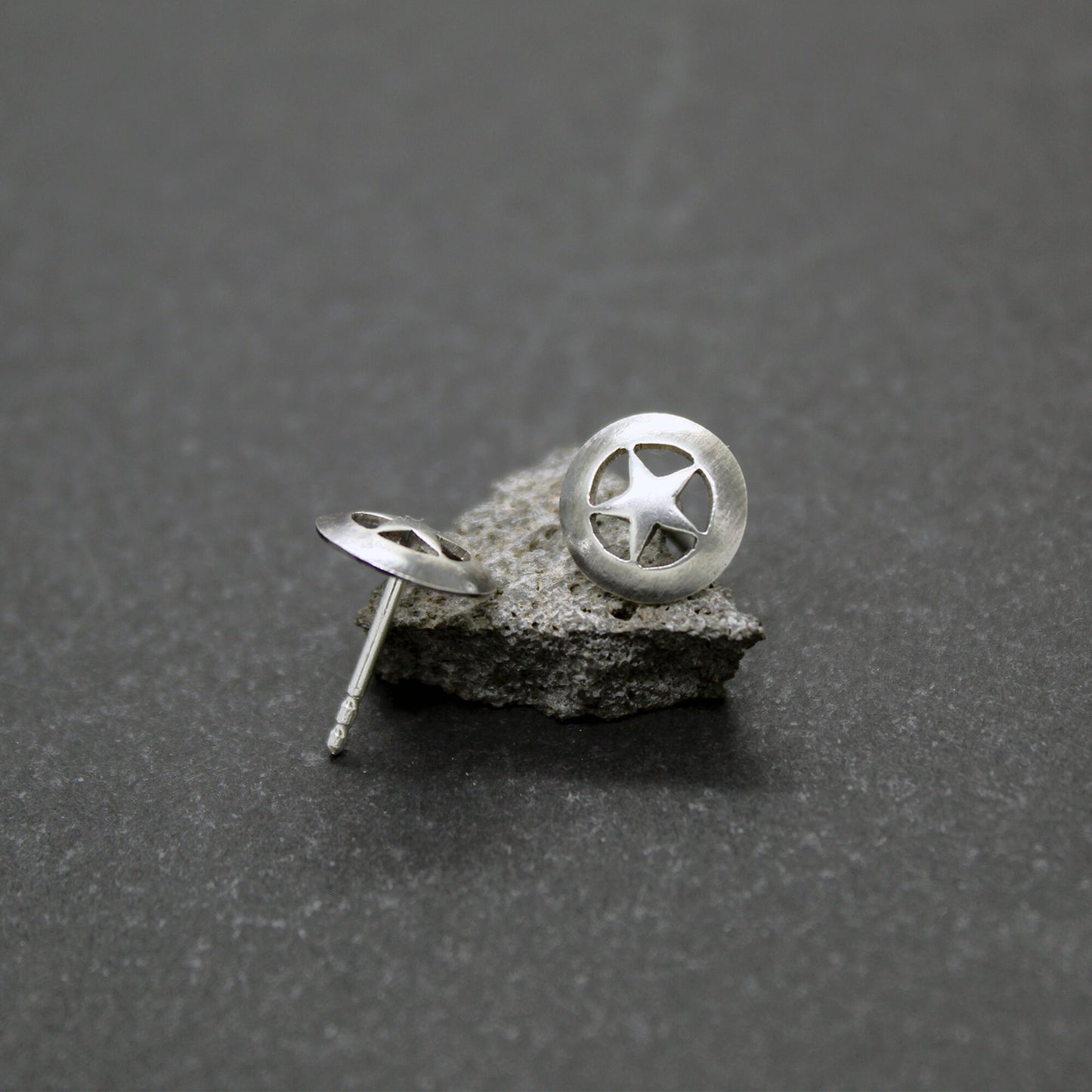 Texas Ranger star earrings in 925 silver