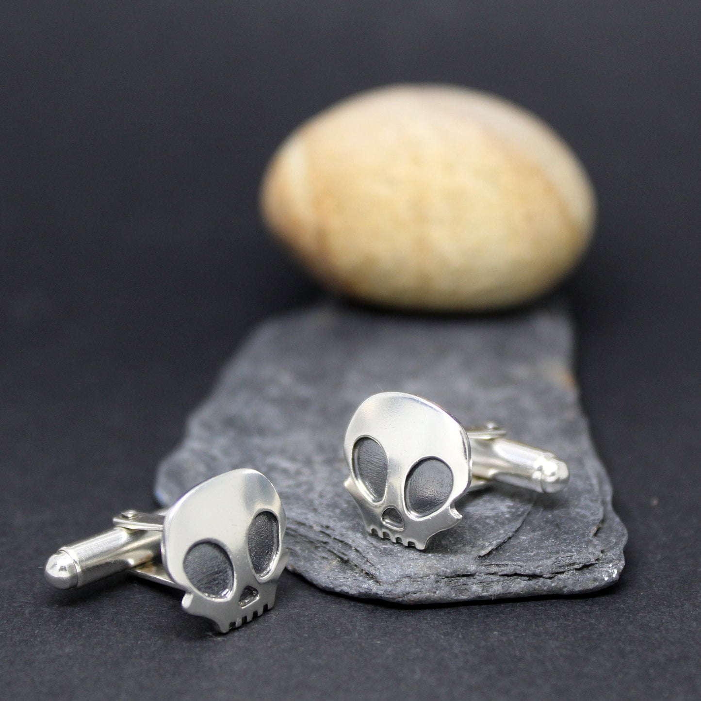Calaveras gemelos de plata 925