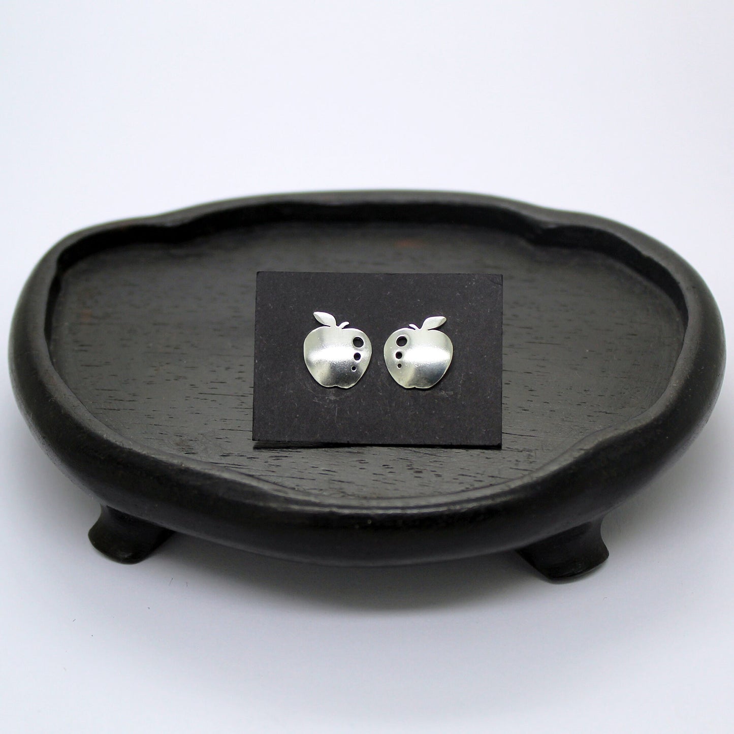 Pendientes manzanas de plata 925