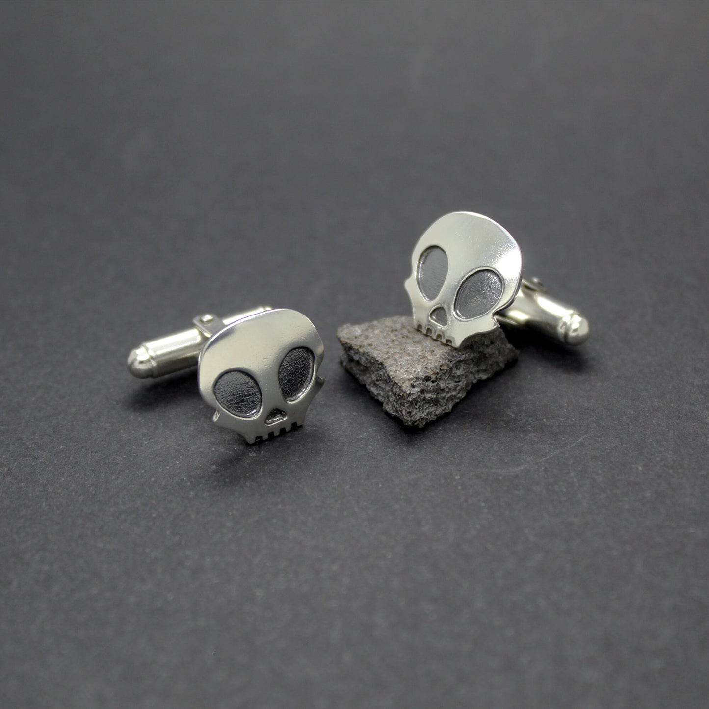 Calaveras gemelos de plata 925