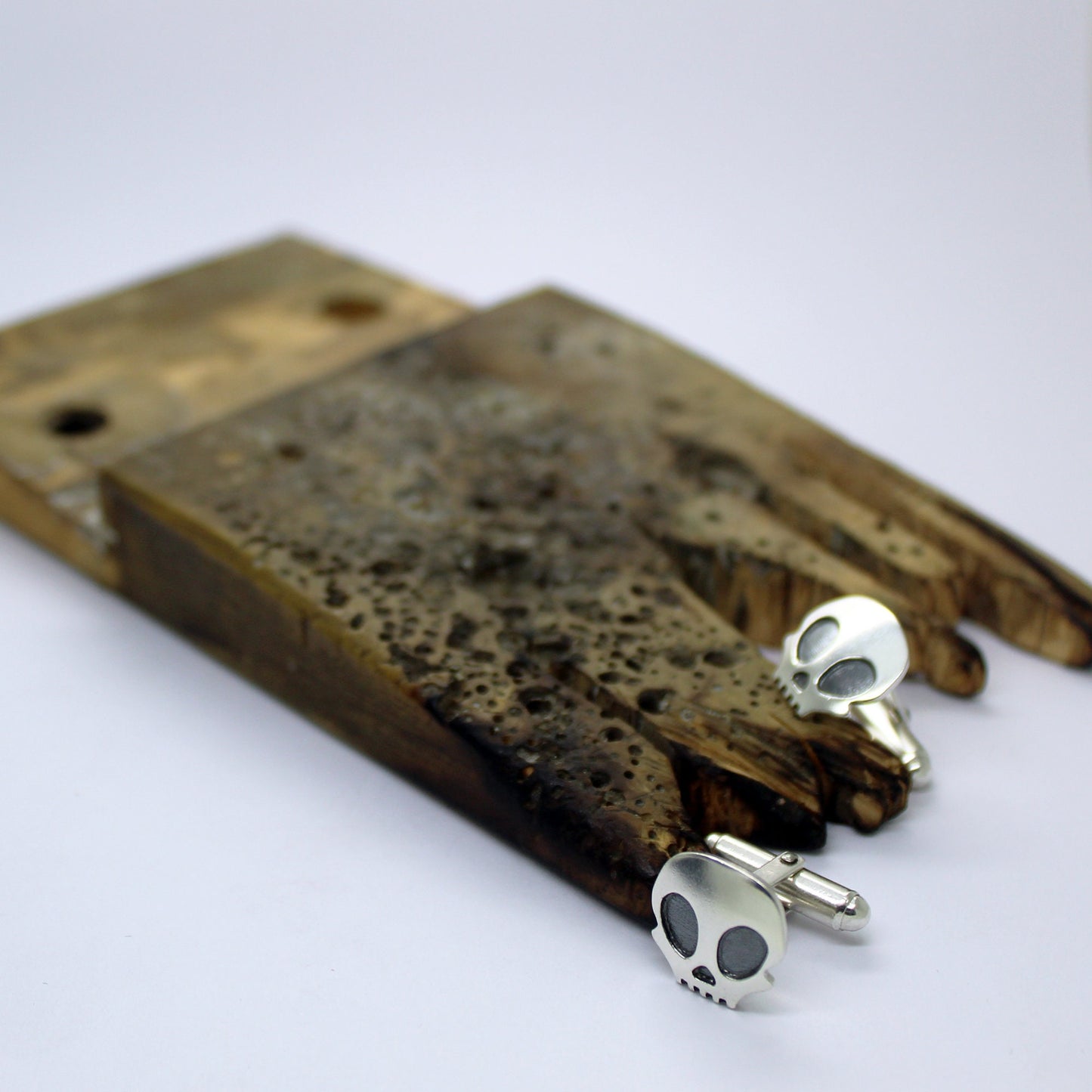 Calaveras gemelos de plata 925