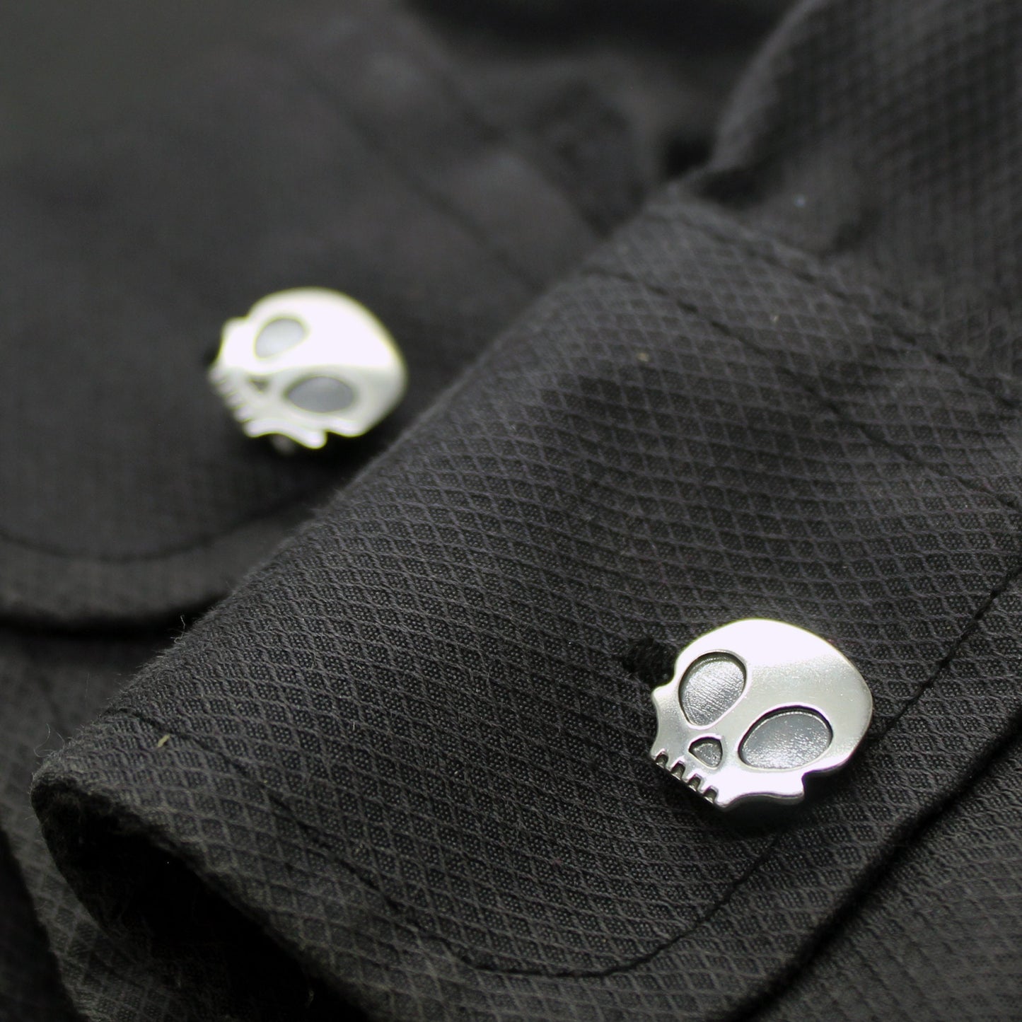 Calaveras gemelos de plata 925