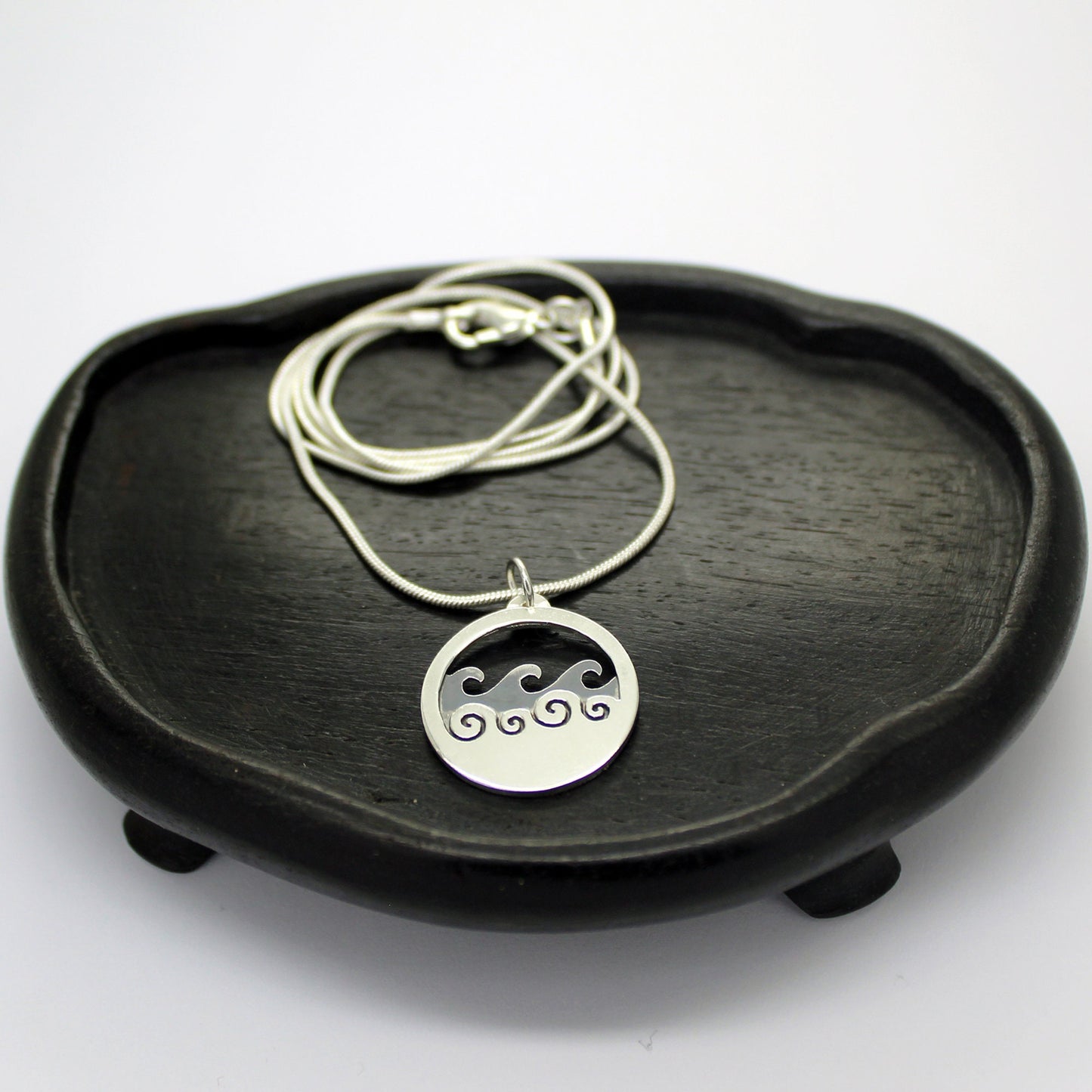 Colgante Olas de plata 925