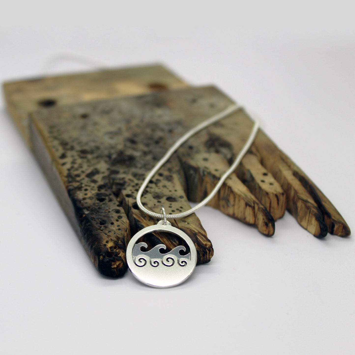 Colgante Olas de plata 925