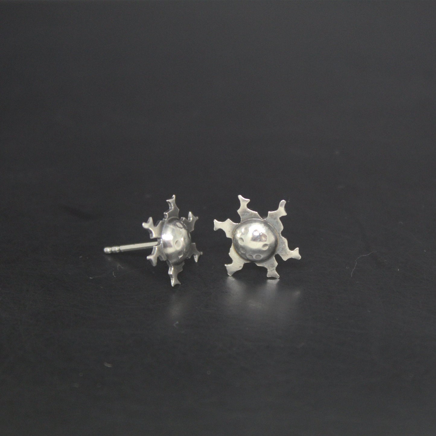 Eguzkilores pendientes en plata 925