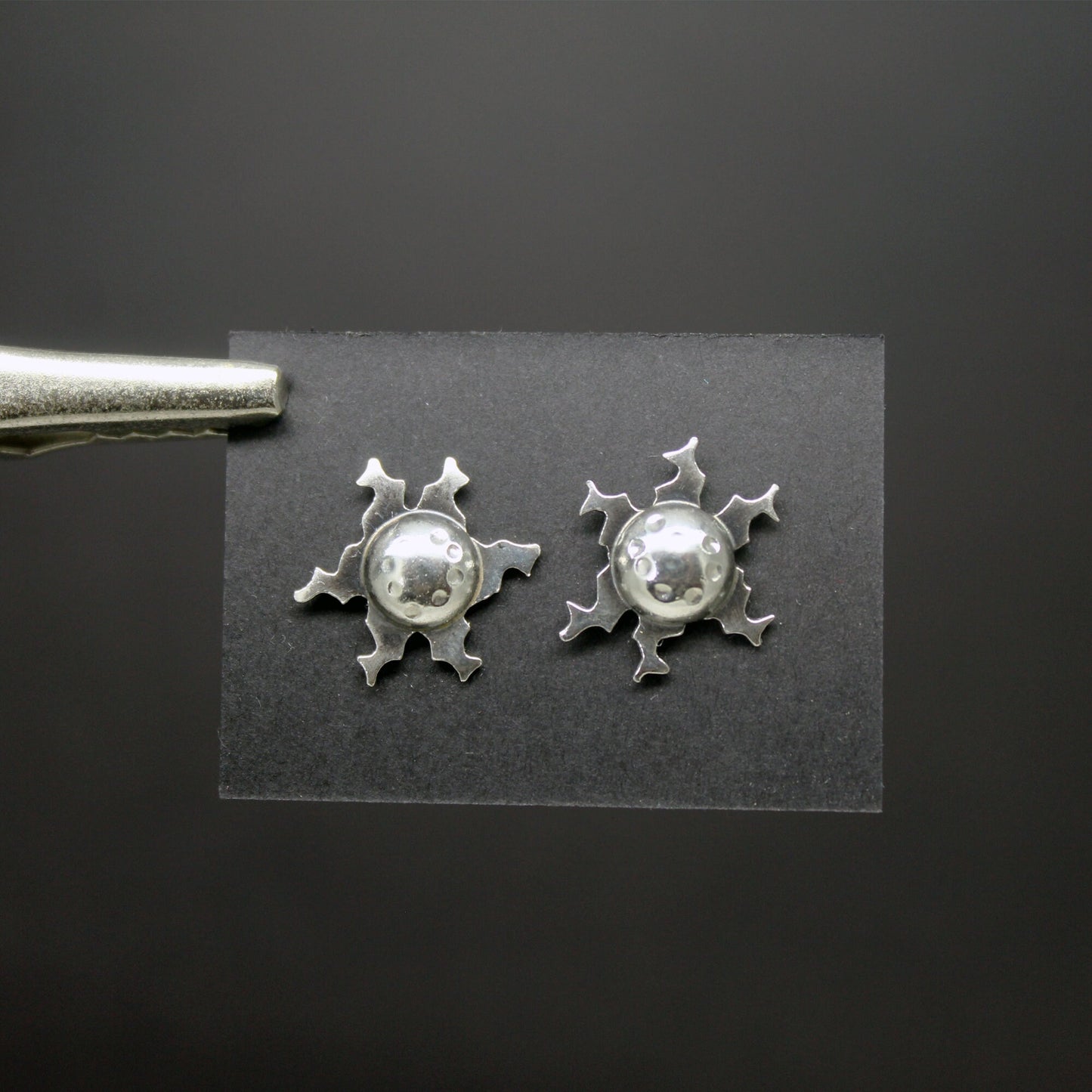 Eguzkilores pendientes en plata 925