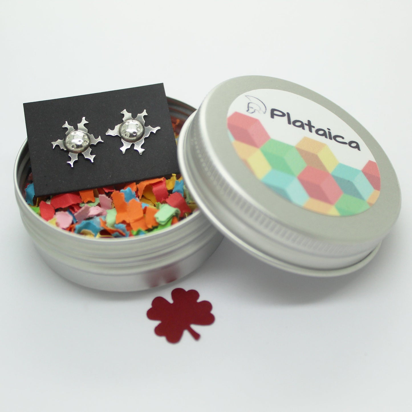 Eguzkilores pendientes en plata 925