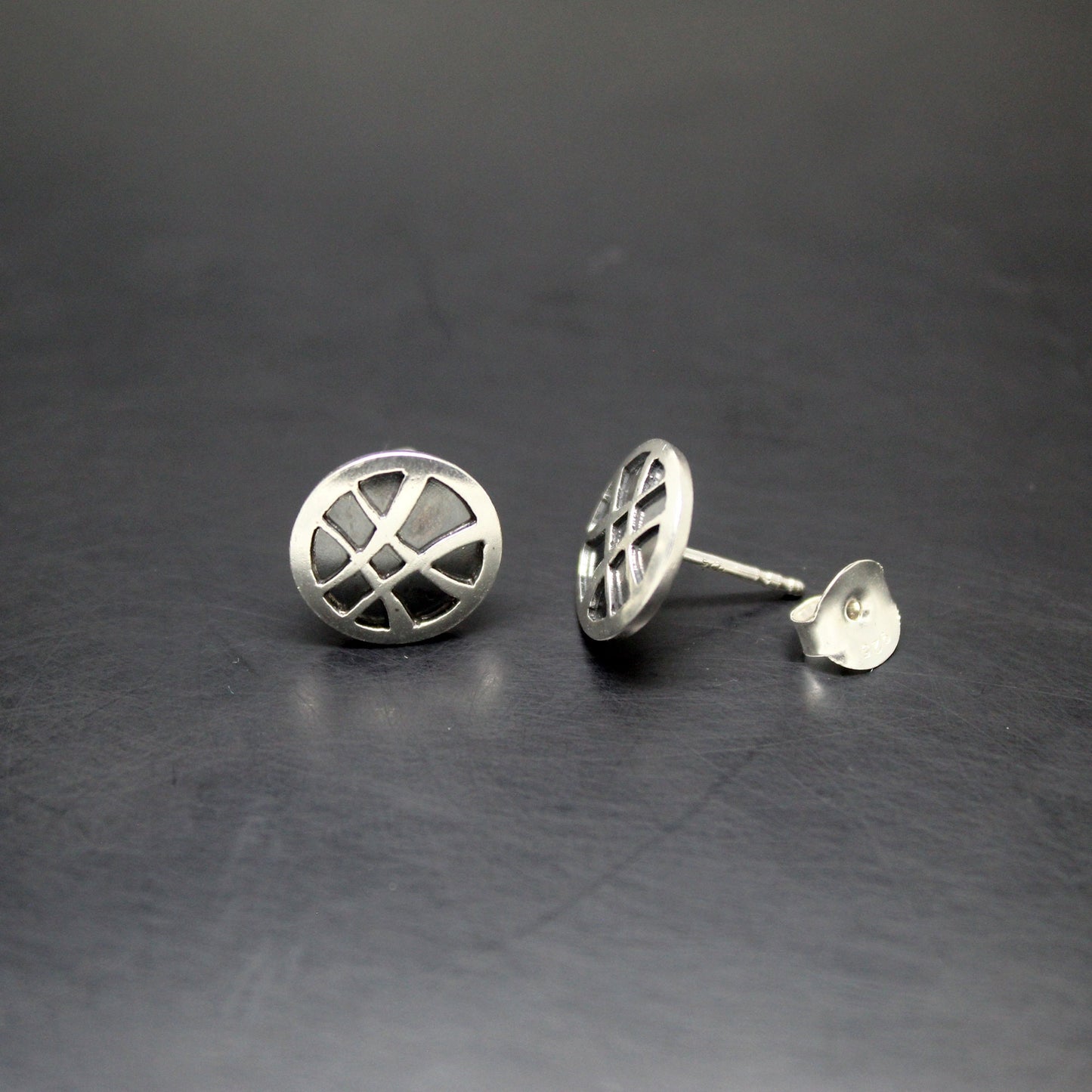 Doctor Strange earrings, Seal of Vishanti in 925 silver