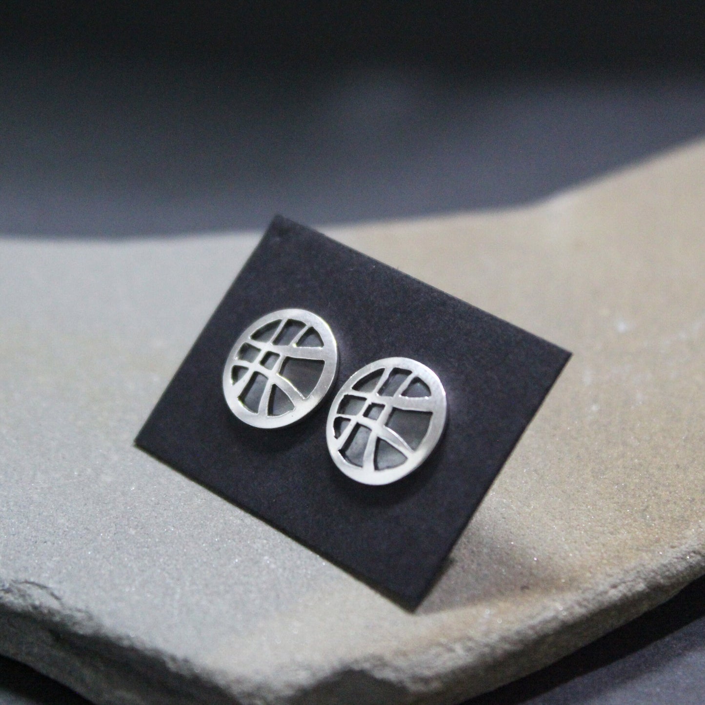 Doctor Strange earrings, Seal of Vishanti in 925 silver