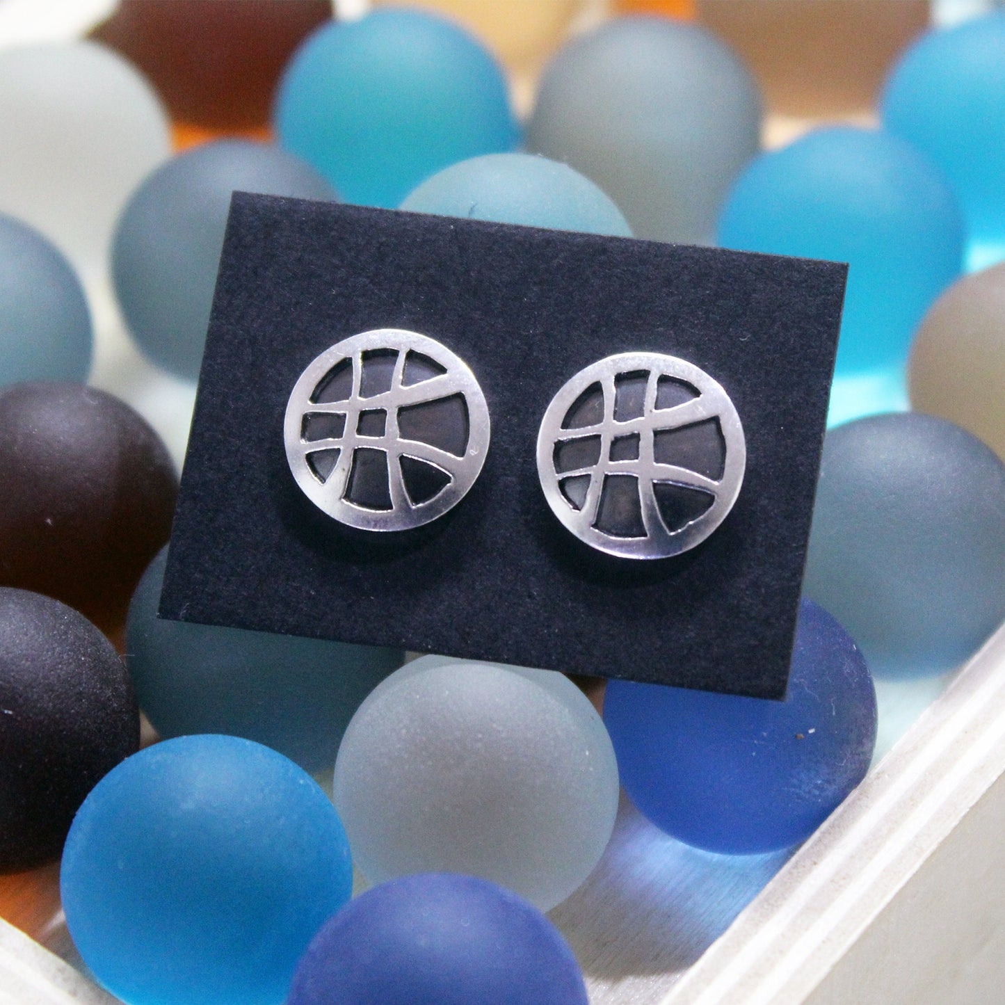 Doctor Strange earrings, Seal of Vishanti in 925 silver
