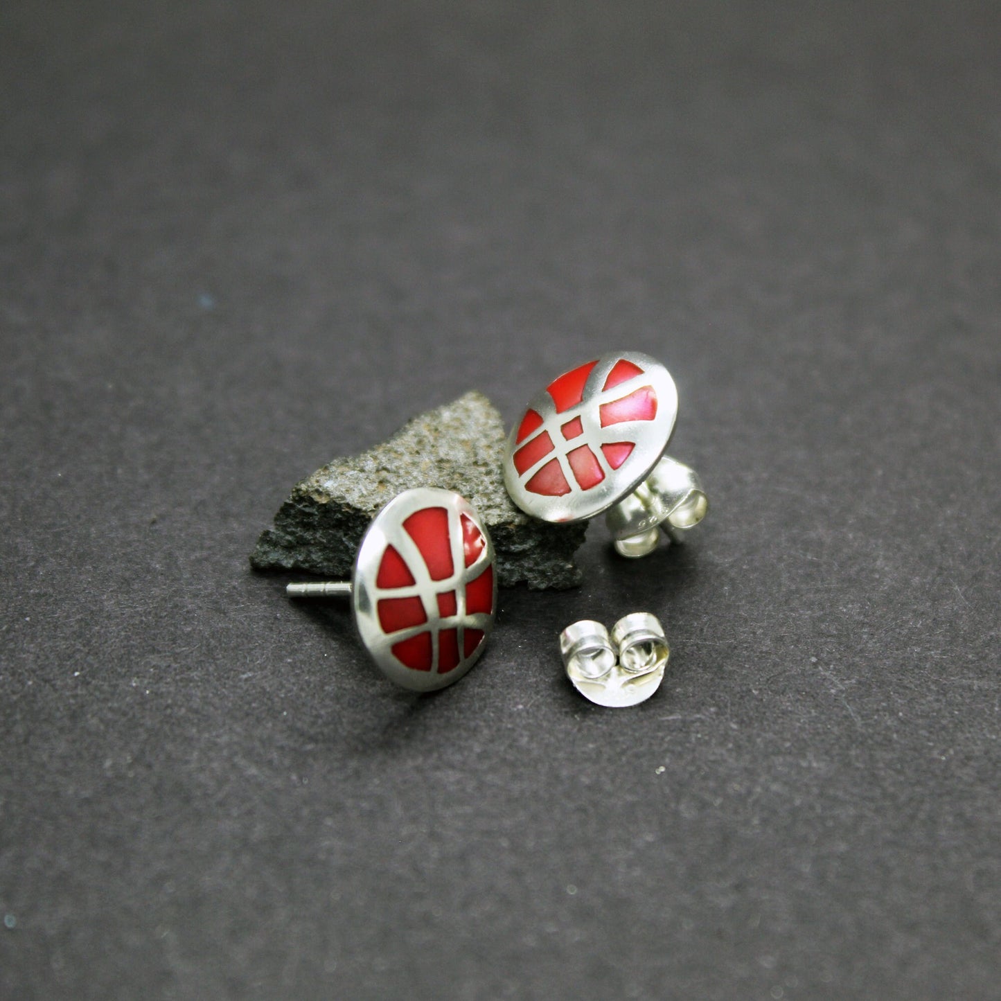 Doctor Strange earrings, Seal of Red Vishanti in 925 silver