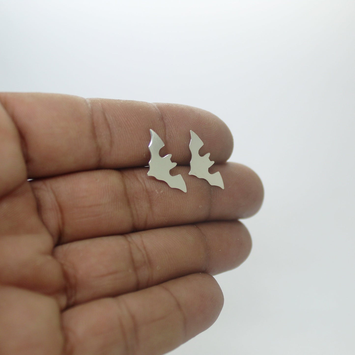 Murciélagos pendientes en plata 925
