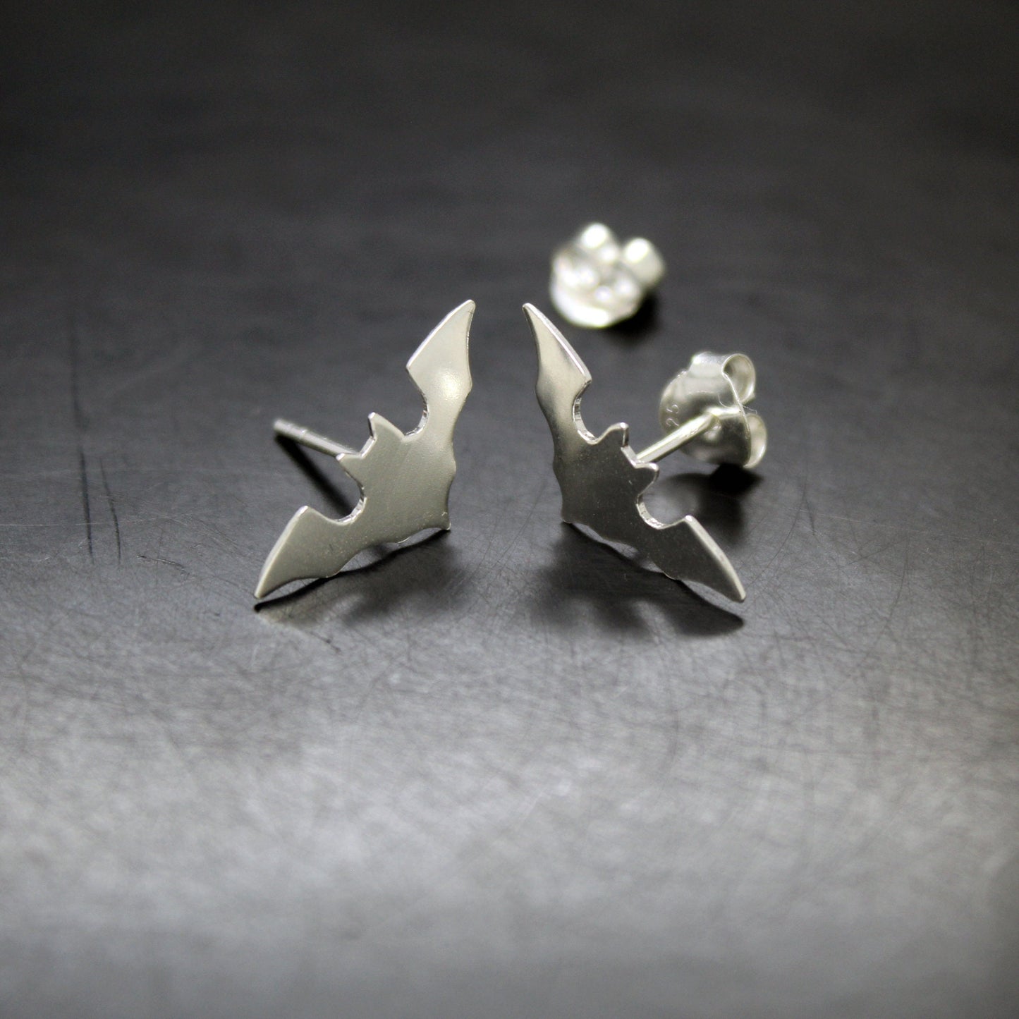 Murciélagos pendientes en plata 925
