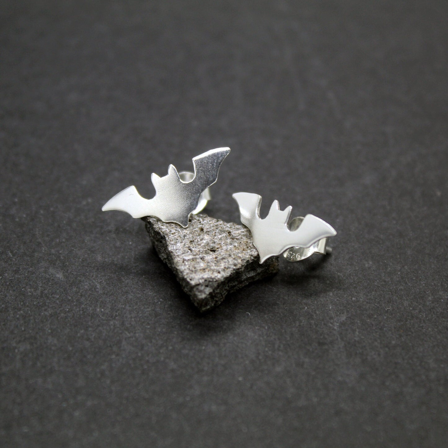 Murciélagos pendientes en plata 925