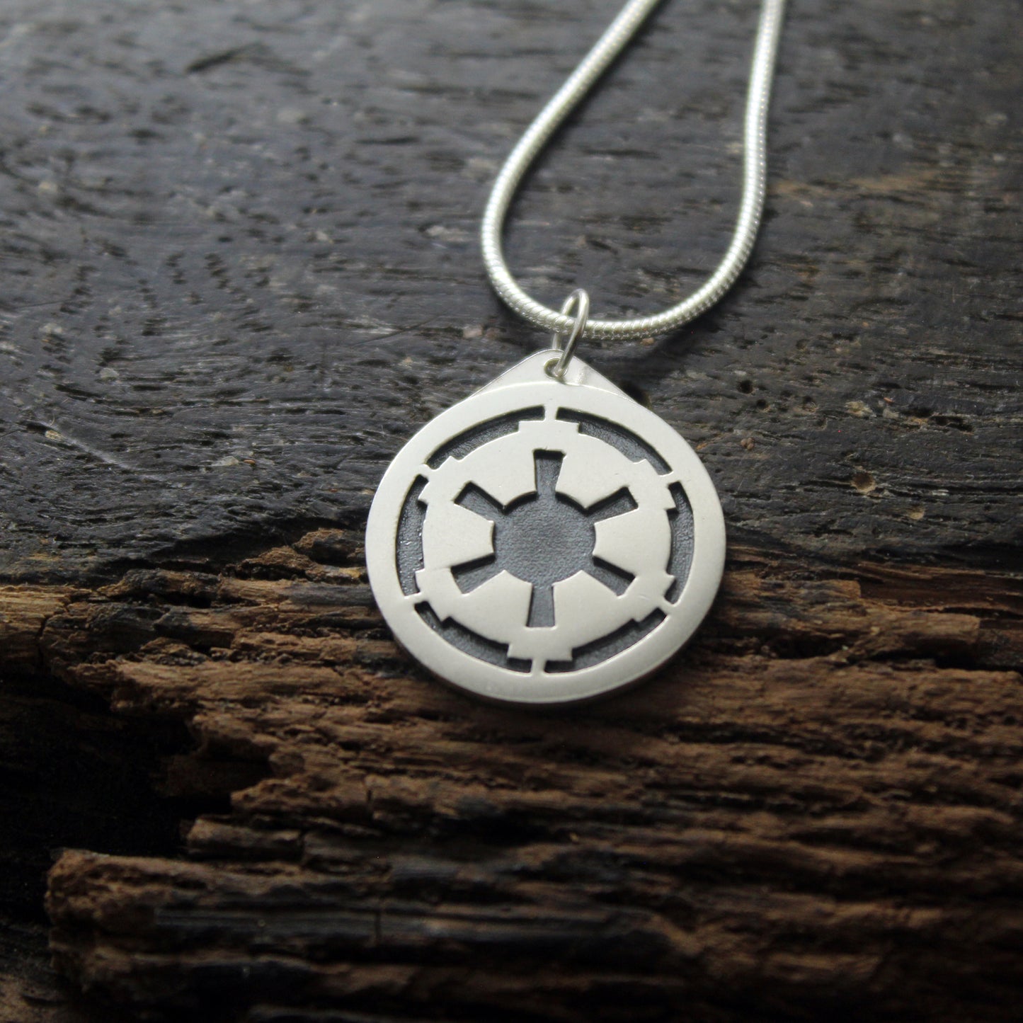 Symbol of the Galactic Empire pendant in 925 silver