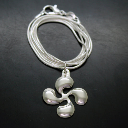 Colgante Lauburu de plata 925