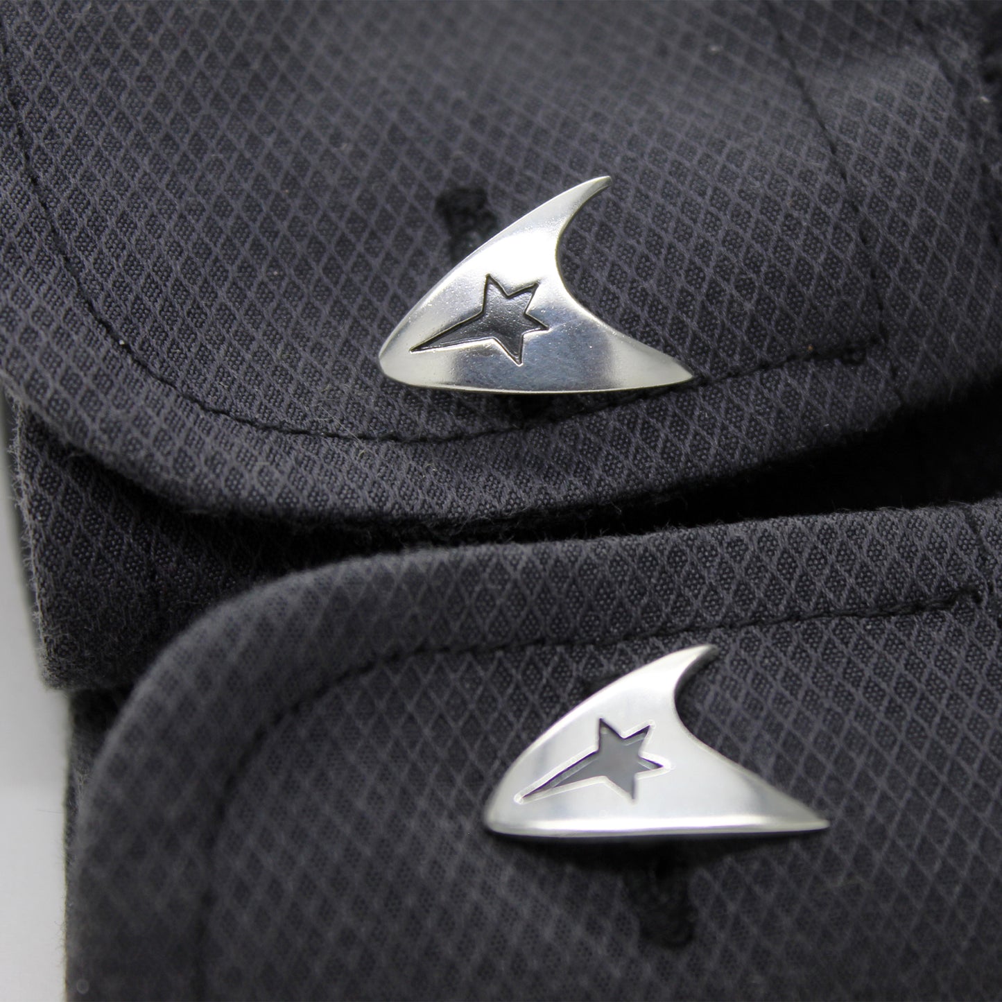 Insignia Delta de la Flota Estelar, Star Trek gemelos en plata 925