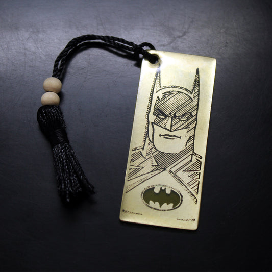 Marcapáginas de latón Batman