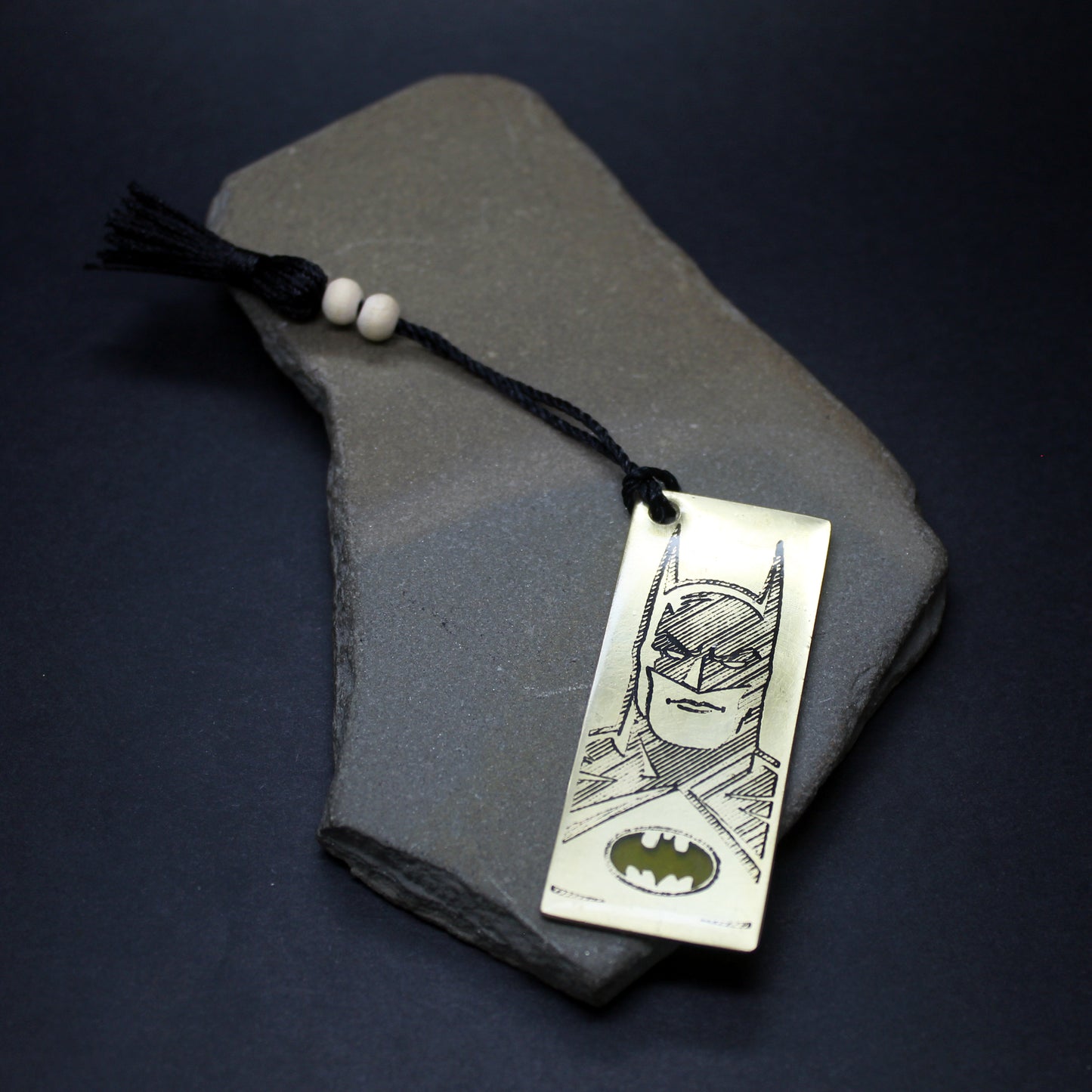 Marcapáginas de latón Batman