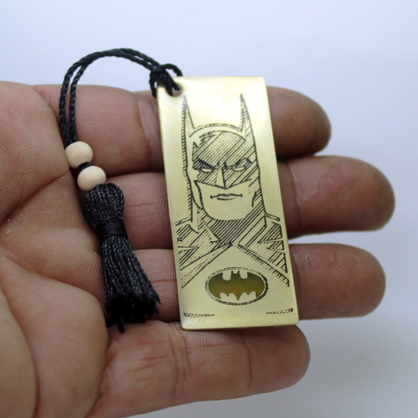 Marcapáginas de latón Batman