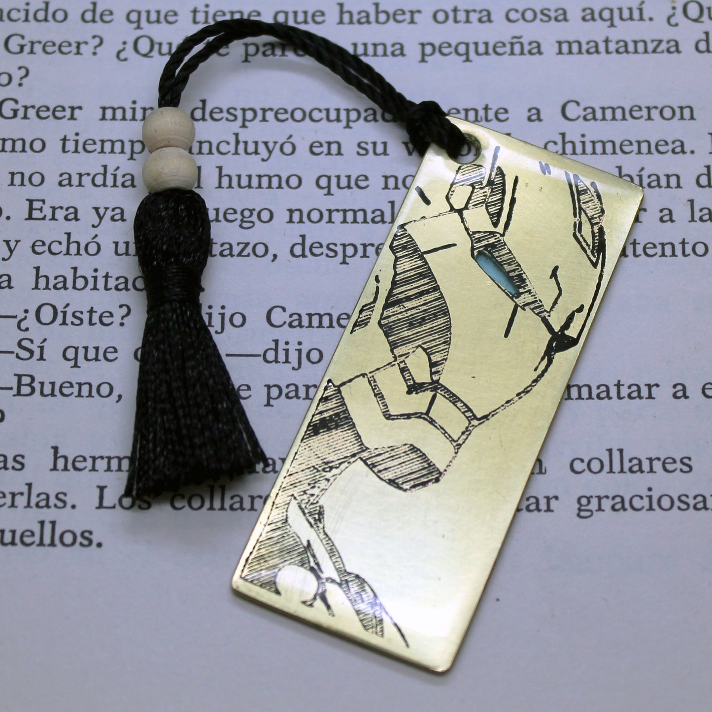 Marcapáginas de latón Iron Man