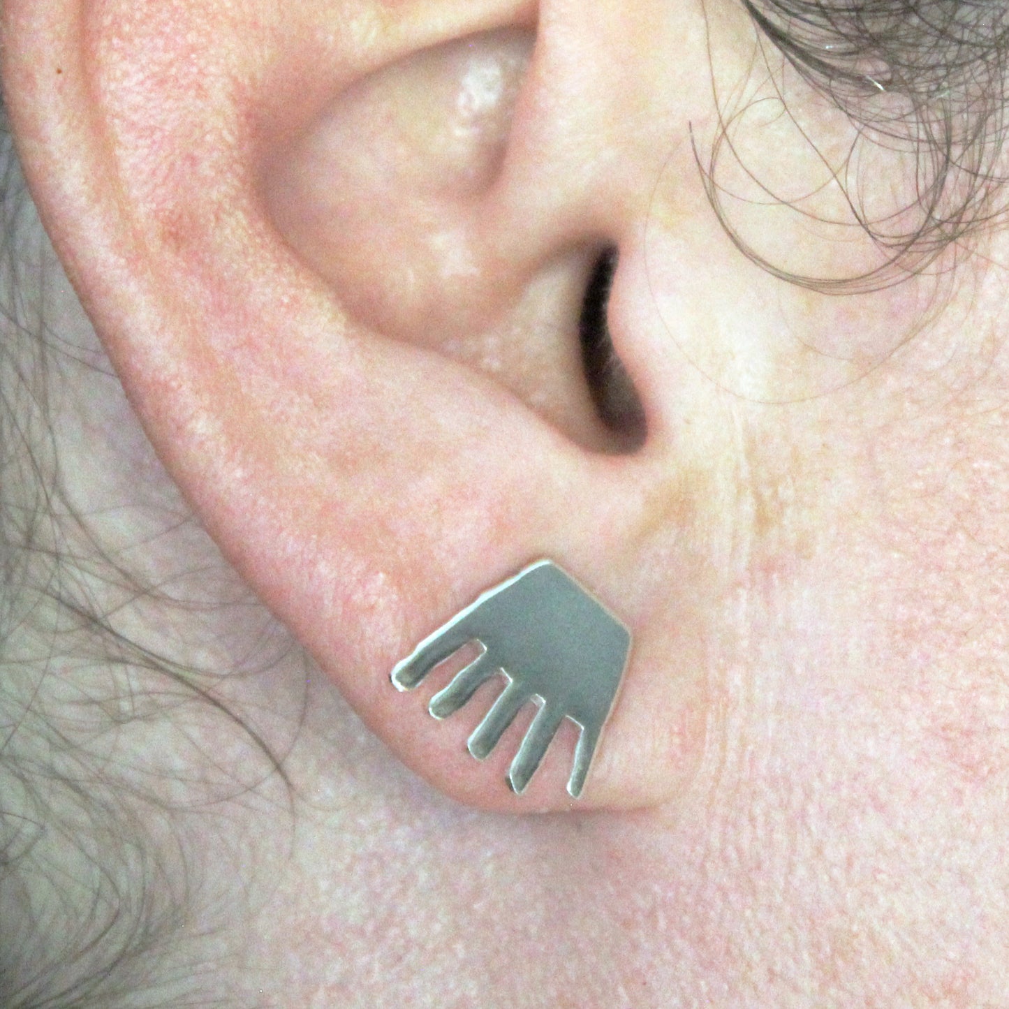 Pendientes Mano de Irulegi de plata 925
