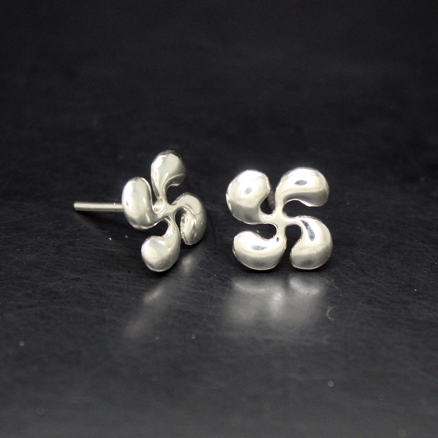 Lauburu earrings in 925 silver