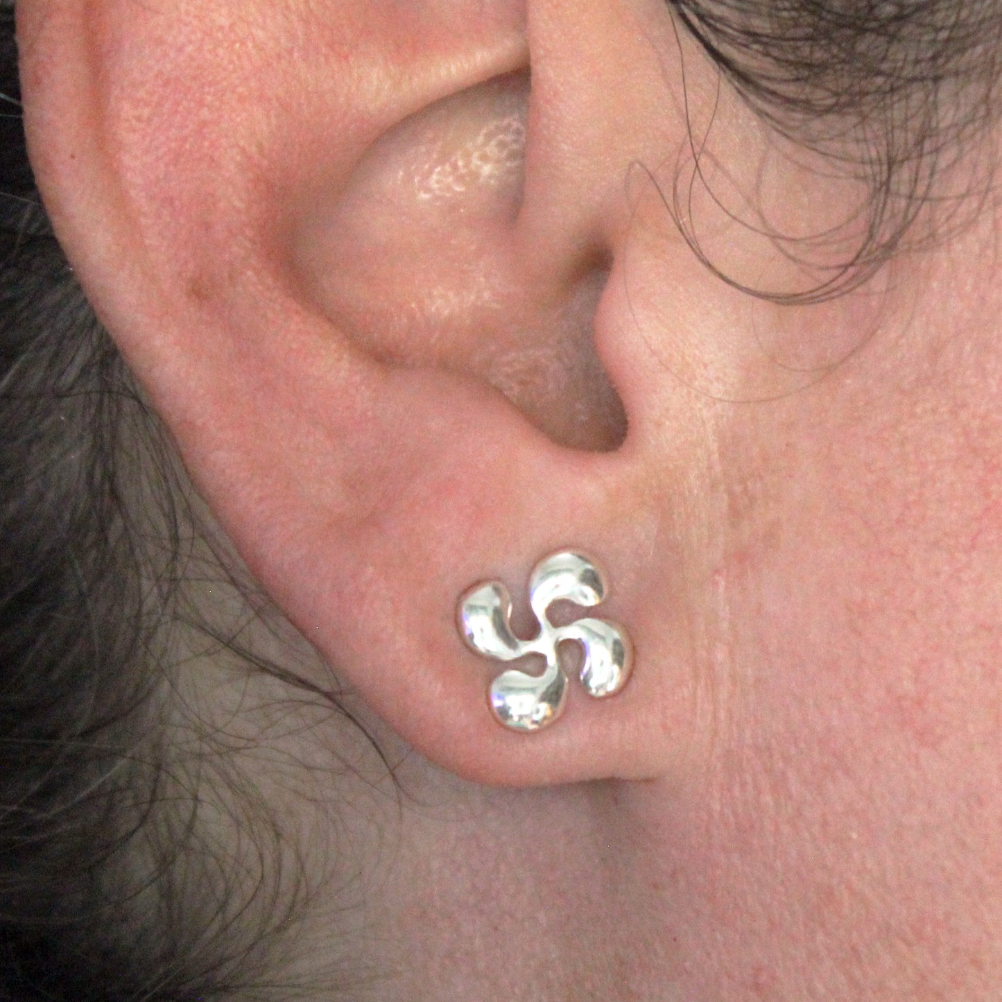 Lauburu earrings in 925 silver