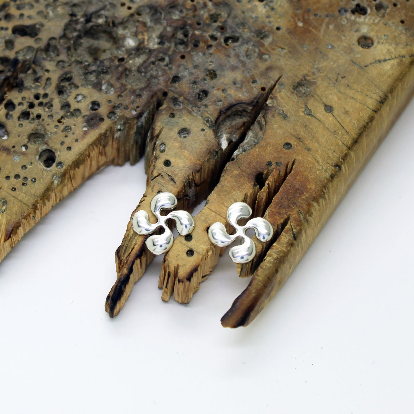 Lauburu earrings in 925 silver