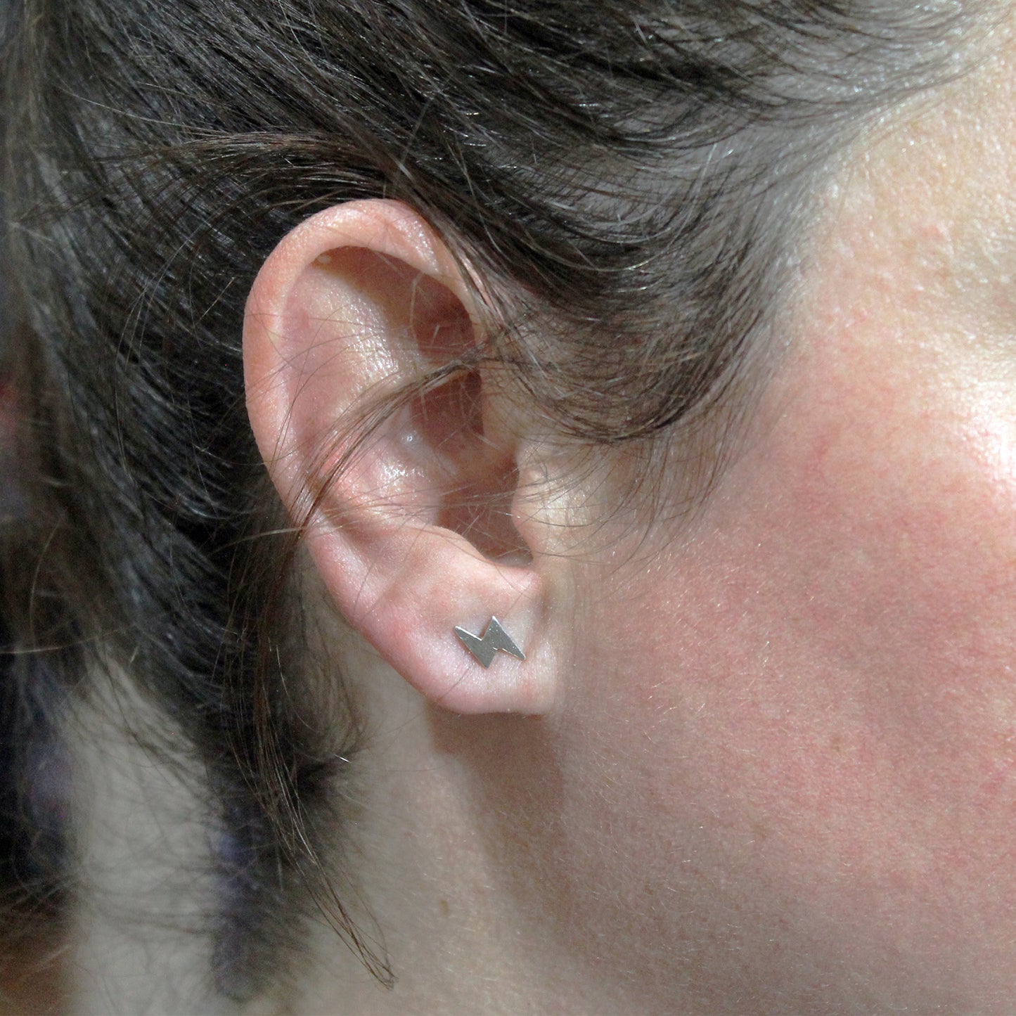 Lightning mini earrings in 925 silver