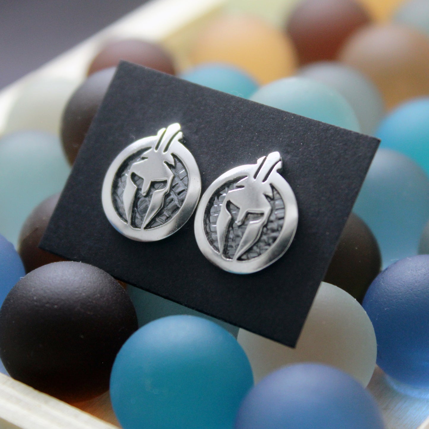 Assassin's Creed Odyssey inspiration earrings in 925 silver