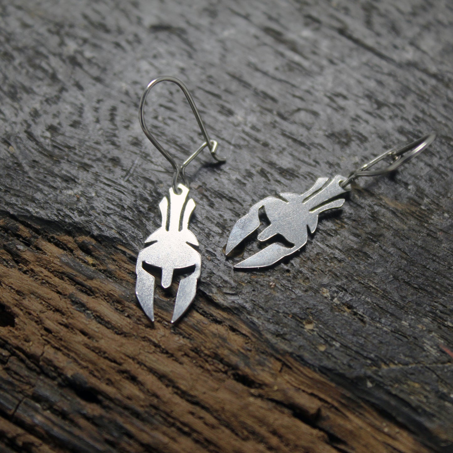 Assassin's Creed Odyssey inspiration dangle earrings in 925 silver