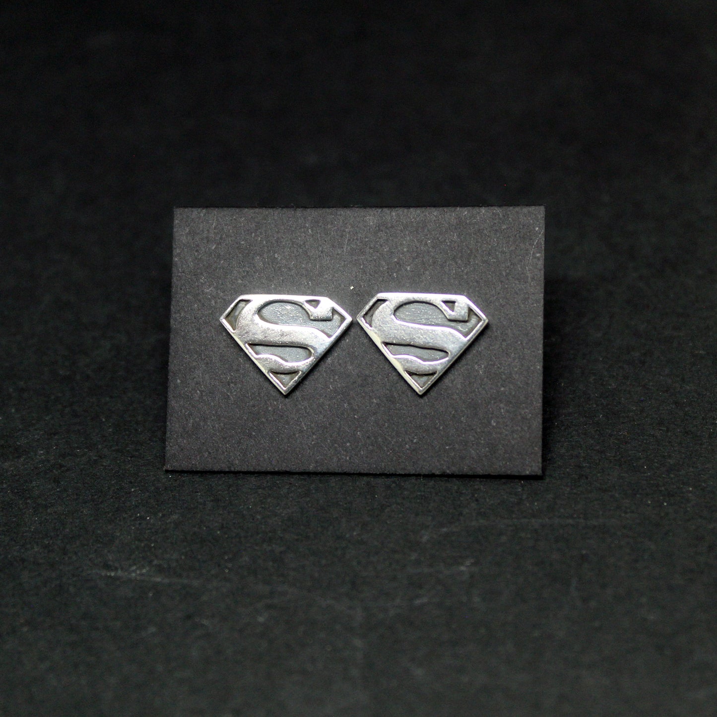 Superman pendientes en plata 925
