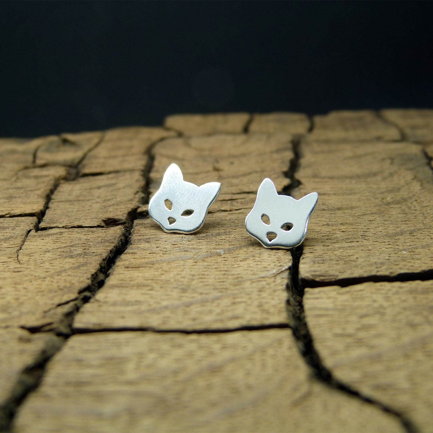 925 silver Cat Earrings